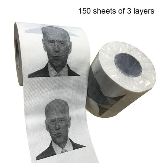 New Novelty 150 Sheets Bathroom Joe Biden Towel Toilet Paper